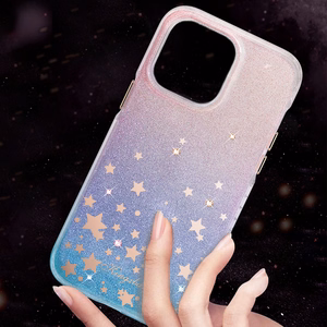 Kingxbar Heart Star Series tapauksessa iPhone 14 Plus tapauksessa eläinradan tähdet
