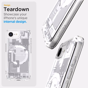 Spigen Ultra Hybrid MagSafe Case for iPhone 16e / 17e Zero One - White