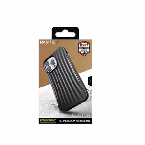 Raptic X-Doria Clutch suojakuori laitteelle iPhone 14 Pro Max, musta