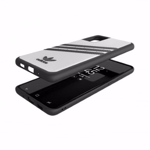 Adidas OR Moulded Case PU suojakuori Samsung Galaxy S20+ - valkoinen ja musta