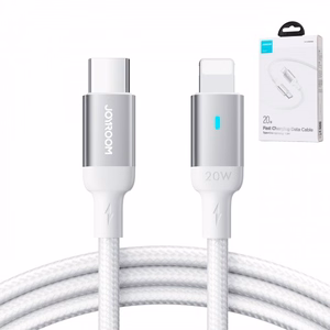 Joyroom Extraordinary Series A10 Lightning / USB-C PD 20W kaapeli 1.2 m - valkoinen