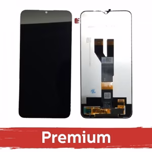 LCD-näyttö Realme C11 / C21 / C20 (4G) musta OEM