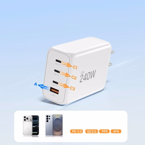 Tech-Protect NC240W-GaN 4-Port 240W Wall Charger - White