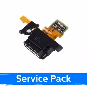 Lataausportti yhteensopiva Sony Xperia X F5122 joustojohdon kanssa alkuperäinen (Service Pack)