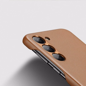 Dux Ducis Grit Suojakuori Samsung Galaxy S23+:lle tyylikäs tekonahkainen kuori ruskea