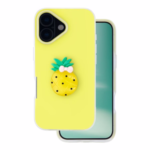Fruit 2in1 suojakuori iPhone 17 6,3" keltainen