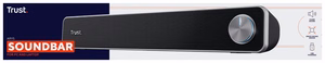 Trust Arys - PC-soundbar 2.0 kanavaa 6 W, musta