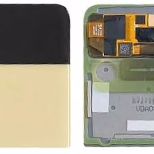 LCD-näyttö Samsung F721 Z Flip4 5G kosketusnäytöllä ja kehyksellä (Ulompi) Pink Gold alkuperäinen (käytetty Grade C)