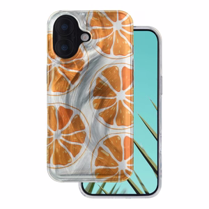 Ultra Trendy Summer suojakuori iPhone 16 6,1" oranssi