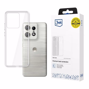 3mk Clear Case Motorola Edge 50 Pro:lle - läpinäkyvä