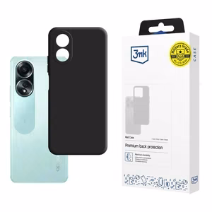3mk Matt Case Oppo A58 4G:lle - musta