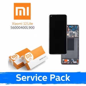 LCD-näyttö yhteensopiva Xiaomi 12 Lite 5G kehyksellä / Lite vaaleanpunainen / (Service Pack)