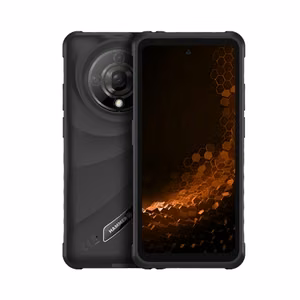 Hammer Iron 6 – 6.56 tuuman IPS 1612 × 720 älypuhelin, MediaTek Dimensity 6300, 6/128 GB, 4G/5G, 64 MP takakamera, Android 15, 6050 mAh, musta