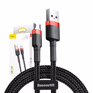 Baseus Cafule Micro USB -kaapeli 1,5A 2 m (punainen ja musta)