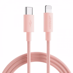 USB-kaapeli Joyroom S-1024M13 vaaleanpunainen Type-C / Lightning 100cm (enintään 20W)