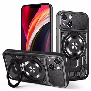 Defender Armor Mag -kotelo iPhone 13 6,1', musta