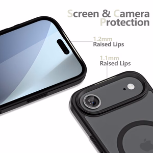 Tech-Protect MagMat MagSafe Suojakuori iPhone 17 Air:lle - Matta Musta