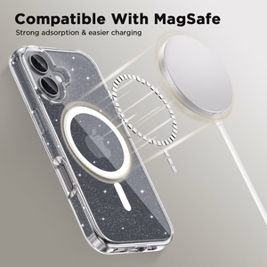 Tech-Protect FlexAir Hybrid MagSafe Suojakuori iPhone 16:lle - läpinäkyvä