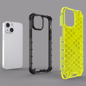 Honeycomb Asia panssari kansi TPU puskuri iPhone 13 mini sininen