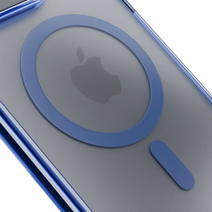 3mk Frosty MagCase Blue Suojakuori Apple iPhone 15:lle - läpinäkyvä