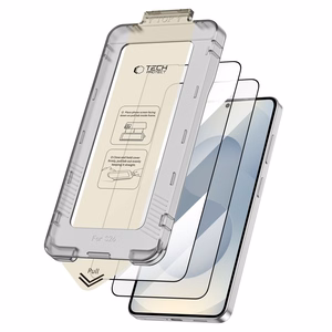 Tech-Protect Quick Set+ panssarilasi Samsung Galaxy S26:lle 2 kpl, musta