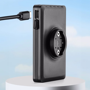 Rockbros JP008 pyörän etuvalo varavirtalähteellä 5000mAh 150lm IPX6 - musta