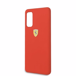 Ferrari silikonikotelo Samsung Galaxy S20 - punainen