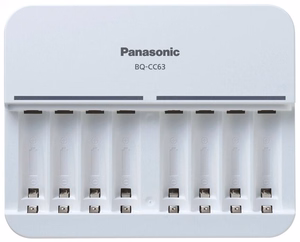 Panasonic Eneloop BQ-CC63E – kotitalousakkujen laturi, AC-virtalähde