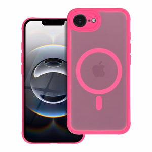Suojakuori iPhone 16e (SE 4 2025) / 17e:lle Full Matte Mag Cover yhteensopiva MagSafe vaaleanpunainen