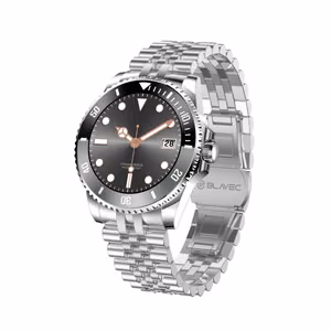 Blavec Smartwatch M-02 Business AMOLED Full Touch Voice Call (SWM02-S) hopeinen