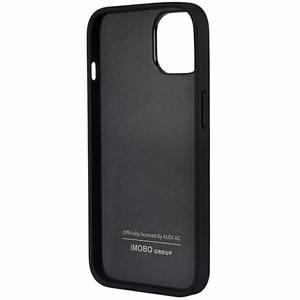 Audi Synthetic Leather Suojakuori iPhone 14 6.1 musta/musta kova kuori AU-TPUPPCIP14-TT/D1-BK
