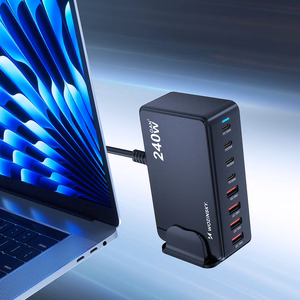 Wozinsky WSL-240 GaN QC3 Charging Station - 200W - Black