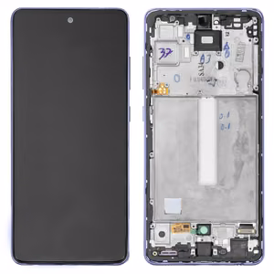 LCD screen Samsung A525/A526 A52 4G/5G 2021 with touch screen with frame Awesome Violet original (service pack)