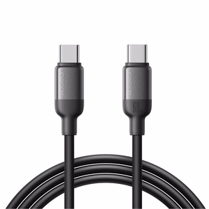 Joyroom S-A62 Lively Series 60W USB-C - USB-C kaapeli 1.2 m - musta