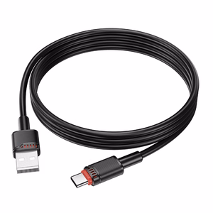 Borofone kaapeli BX110 Beneficio - USB - Type C - 2,4A 1 metri musta