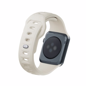 3mk-silikoniranneke Apple Watchille, 38/40/41/42 mm, Nude, pieni koko