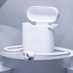 3mk Silicon AirPods suojakuori AirPods 2:lle - valkoinen