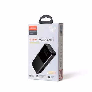 Joyroom powerbank 20000mAh 22.5W PD QC3.0 AFC musta (JR-QP192)