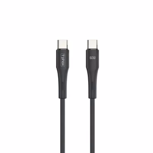 T-PHOX KAAPELI GENTLE USB-C/USB-C 60W MUSTA