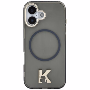 Karl Lagerfeld IML K Head Logo MagSafe Suojakuori iPhone 17:lle - musta