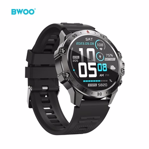 BWOO älykello WA-08 1.43” AMOLED musta