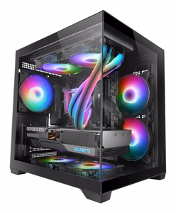 Mars Gaming MC-VIEW2 Mini Tower musta