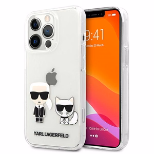 Karl Lagerfeld Transparent Karl & Choupette Case for iPhone 13 Pro / 13 - Transparent