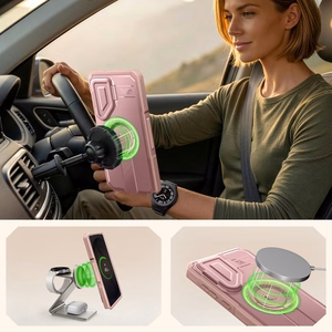 Tech-Protect Kevlar MagSafe 2-pakkaus suojakuori Samsung Galaxy S26 Ultra - vaaleanpunainen