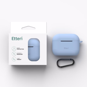Etteri silikoninen suojakuori AirPods Pro 3 vaaleansininen