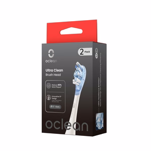 Oclean Ultra Clean -harjaspäät 2 kpl, valkoiset