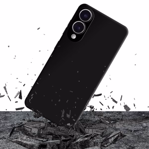 3mk Hardy Silicone MagCase Suojakuori Samsung Galaxy S25 Edge:lle - musta