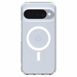 Spigen Ultra Hybrid Mag MagSafe Suojakuori Google Pixel 10 / 10 Pro - Läpinäkyvä ja valkoinen