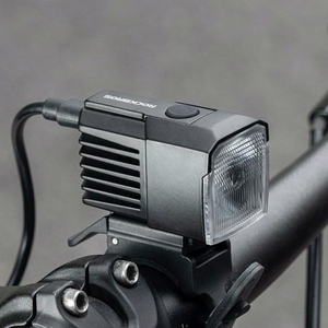 Rockbros RHL1600 polkupyörän etuvalo, 1600lm ulkoisella USB-C-virtalähteellä – väri: musta