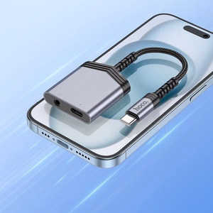 Sovitin Hoco (LS39) USB-C - (USB-C; 3,5mm) musta